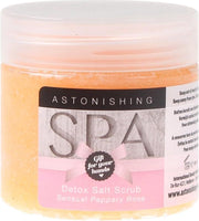 Astonishing Detox Salt Scrub - Sensual Peppery Rose 60ml