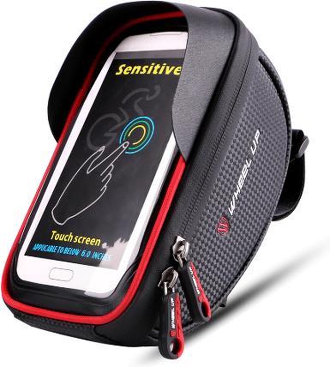 Fiets Stuurtas Telefoonhouder & Opbergvak | Smartphone Fiets Tas Mobiel