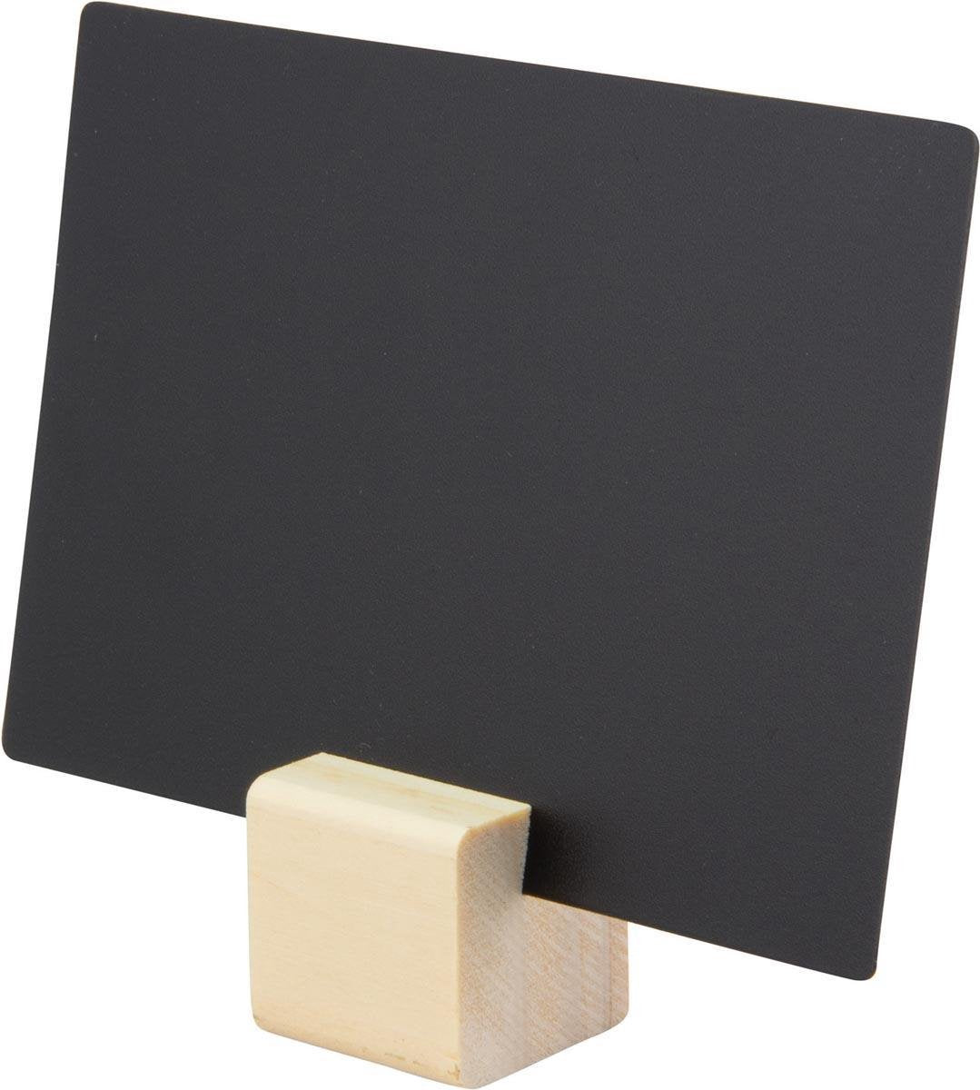 Securit krijtbordjes met teak houder