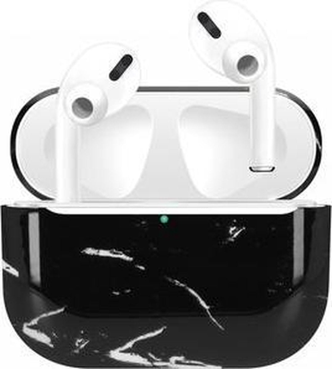Bee's - Airpods Pro Hoesje Marmer Case - Zwart - Hard Case - Airpods Pro Case - Airpods Pro