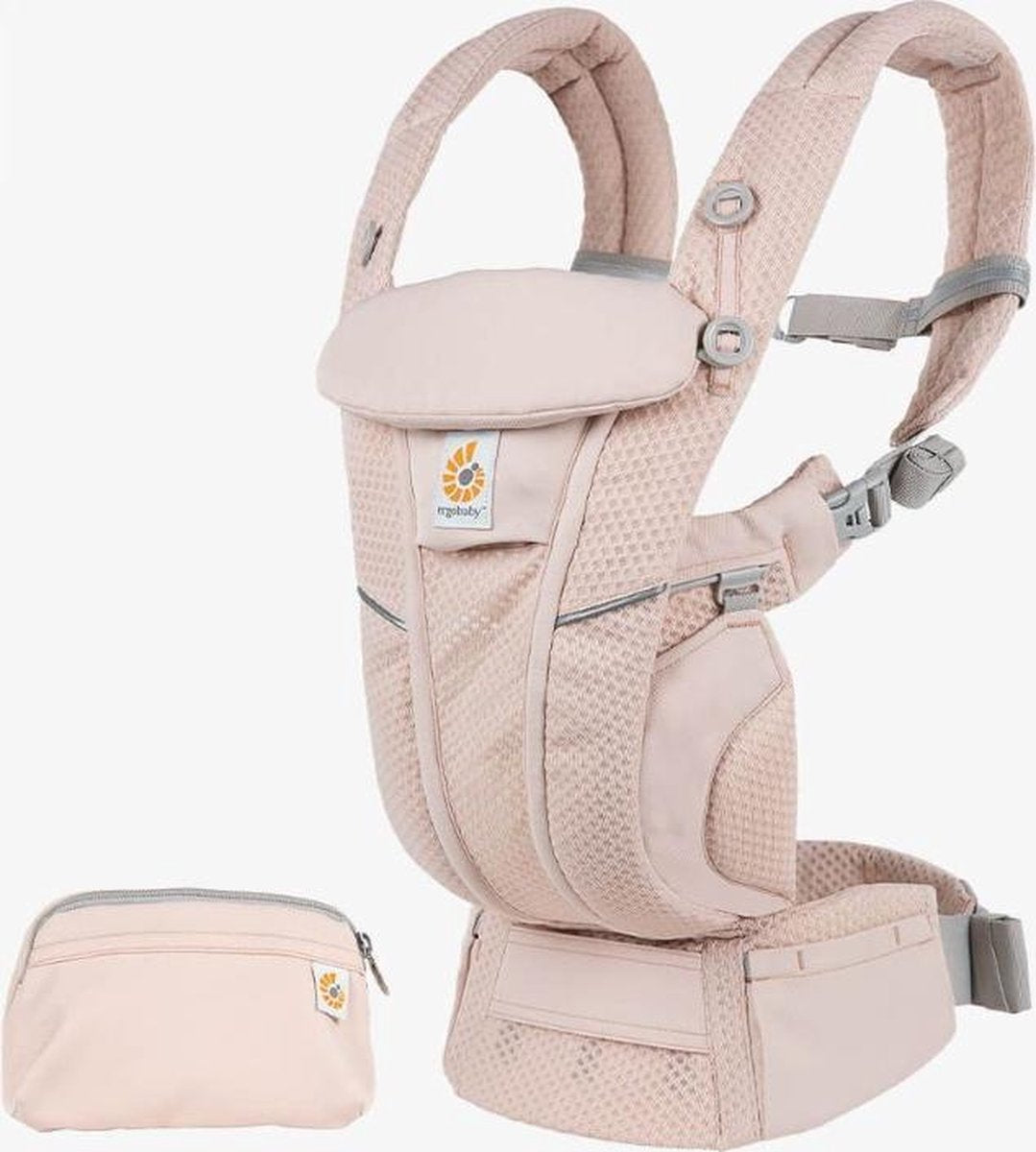 Ergobaby Omni Breeze Baby draagzak Pink Quartz - ergonomische draagzak vanaf geboorte