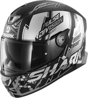 Shark Skwal 2 Noxxys Mat Zwart Anthracite Zilver KAS Integraalhelm - Motorhelm -  Maat XL