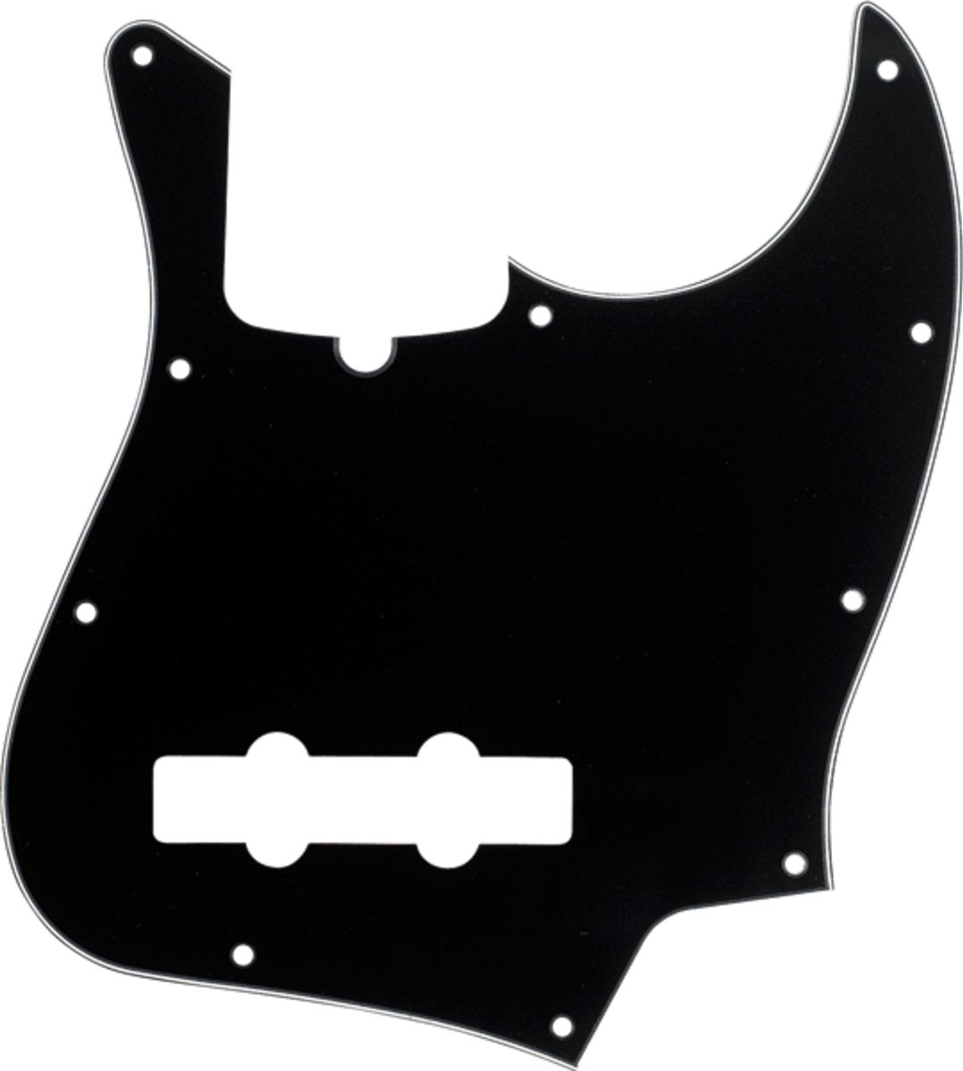 Pickguard standaard Jazz bas zwart 3-Ply
