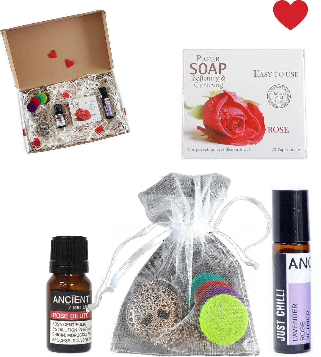 Geschenkdoos Liefde M - Etherische Olie - Cadeau