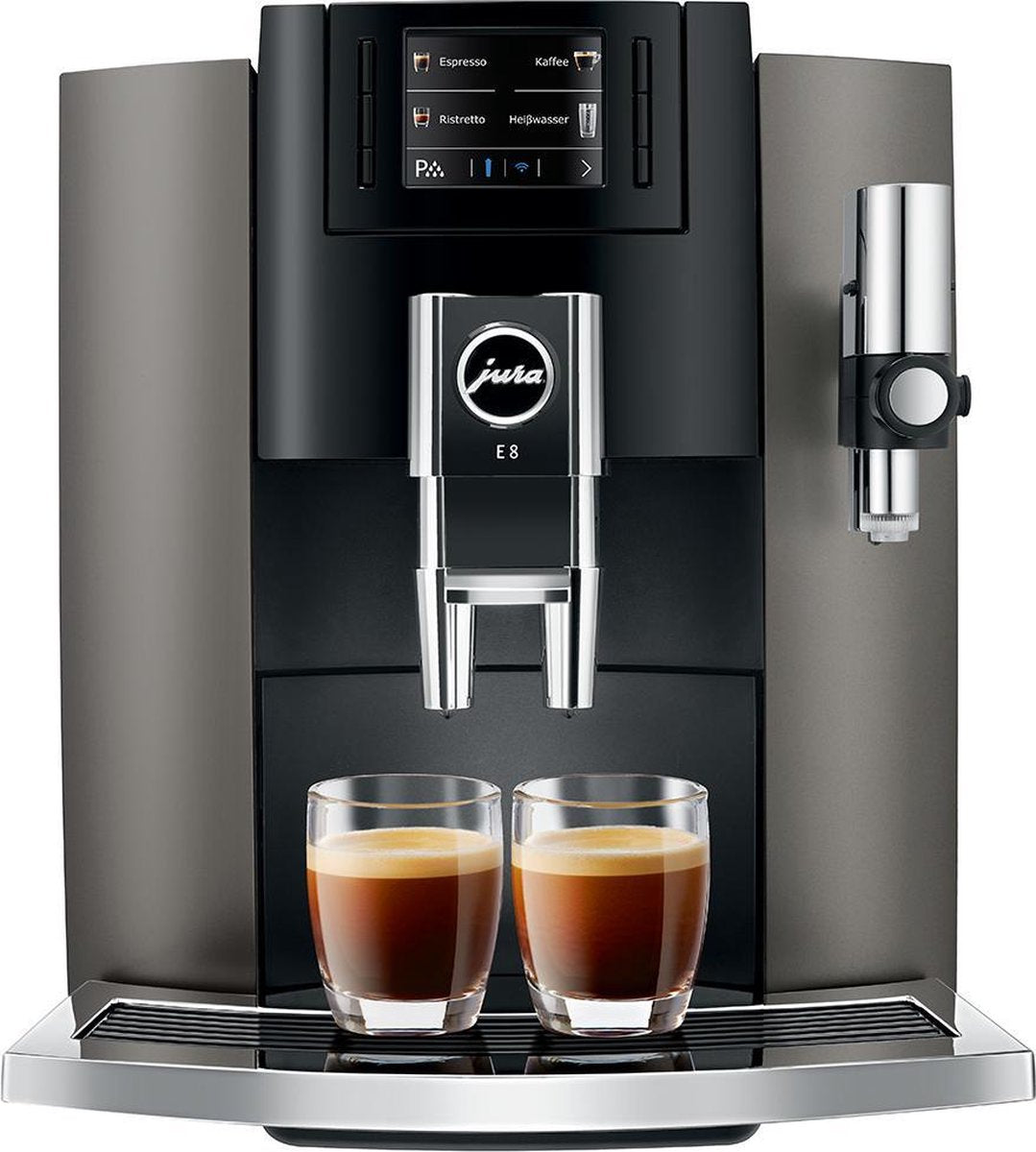 Jura Impressa E8 - Espressomachine - Dark Inox