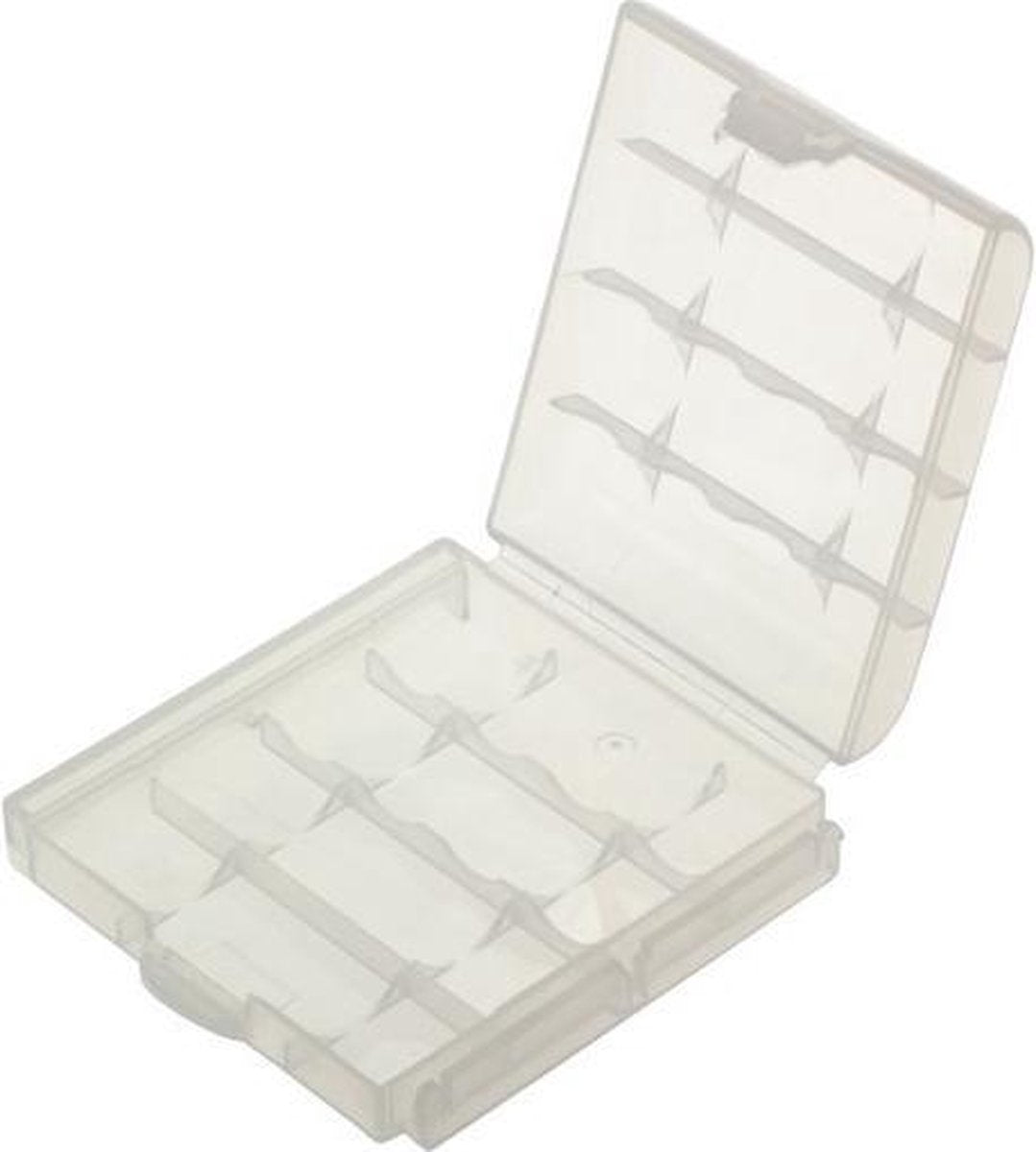 Bewaarbox voor 4x Accu Batterij AAA of AA Penlite