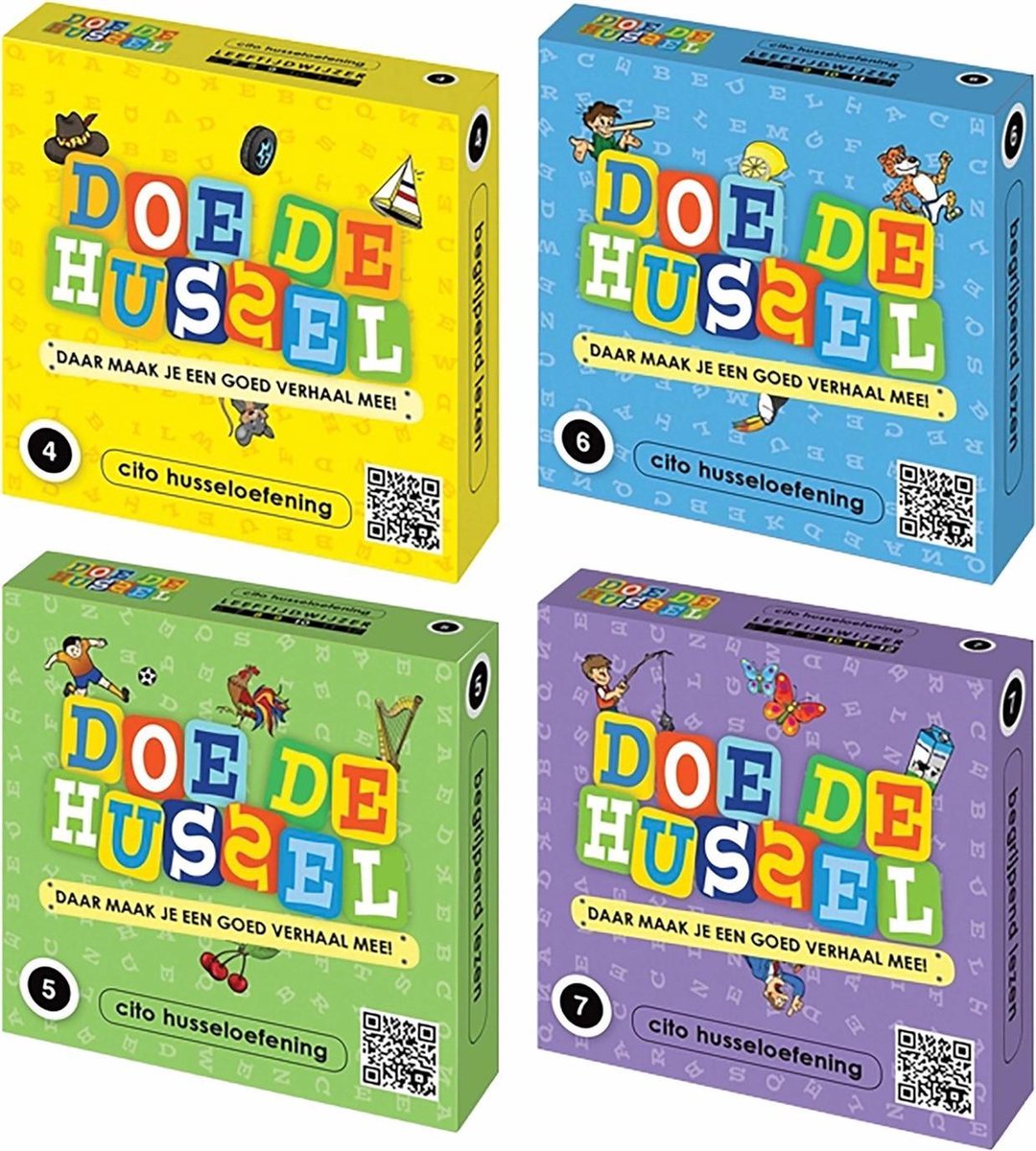 Doe de Hussel - 4-delige startset - groep 4 t/m 7