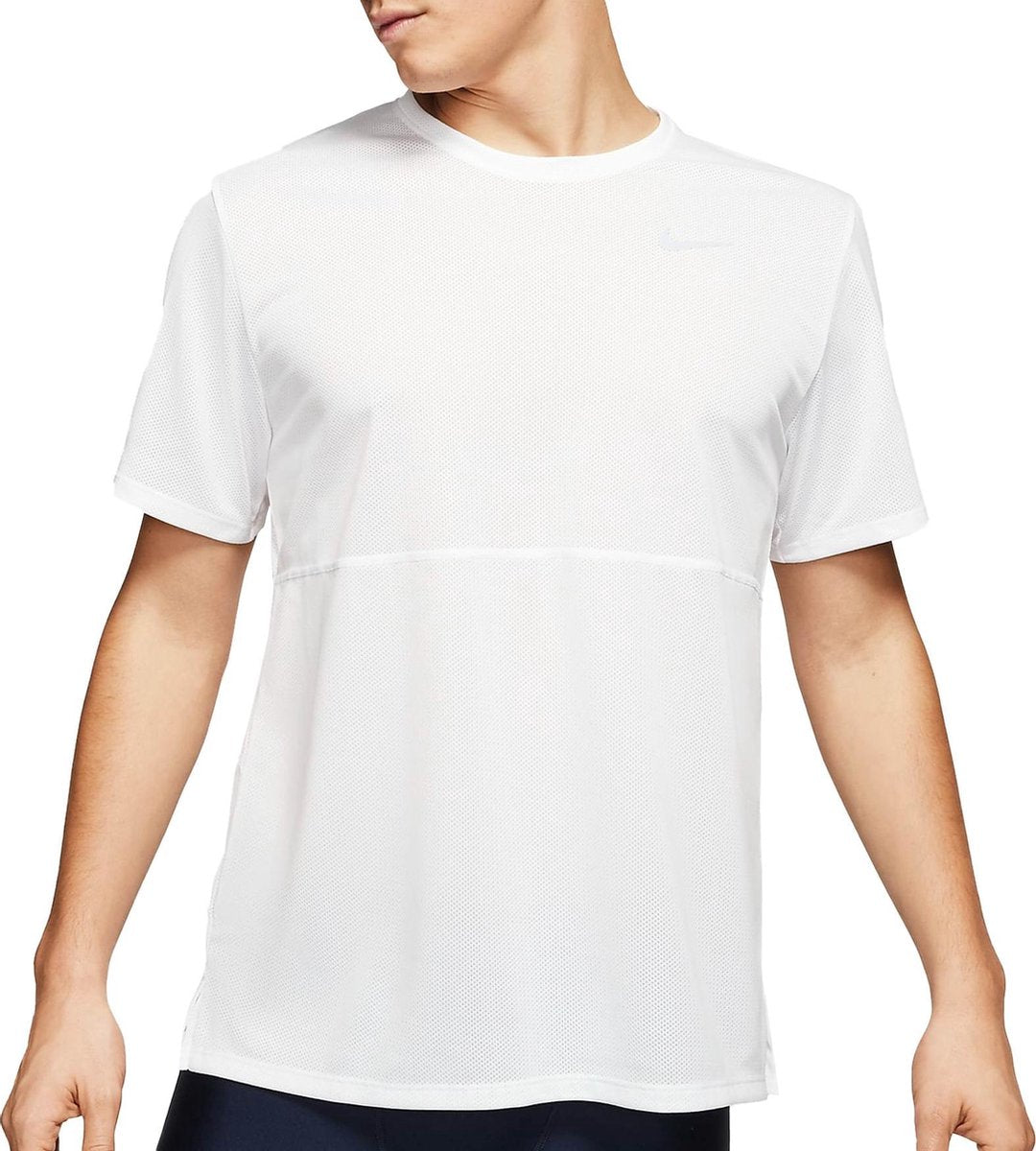 Nike Nike Breathe Sportshirt - Maat S  - Mannen - wit