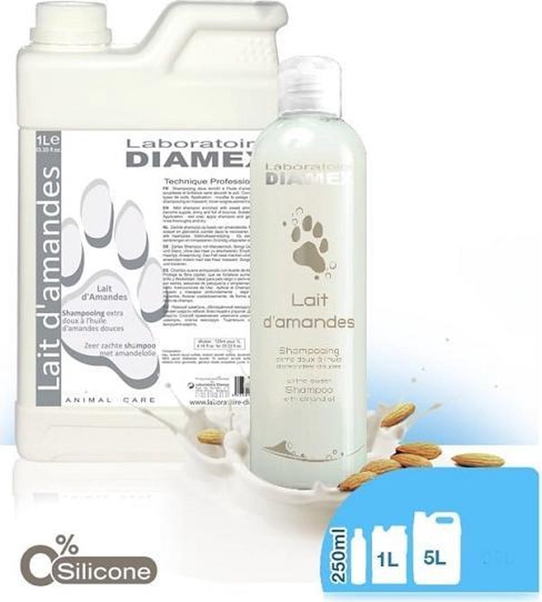 Diamex Shampoo Amandelolie-5l