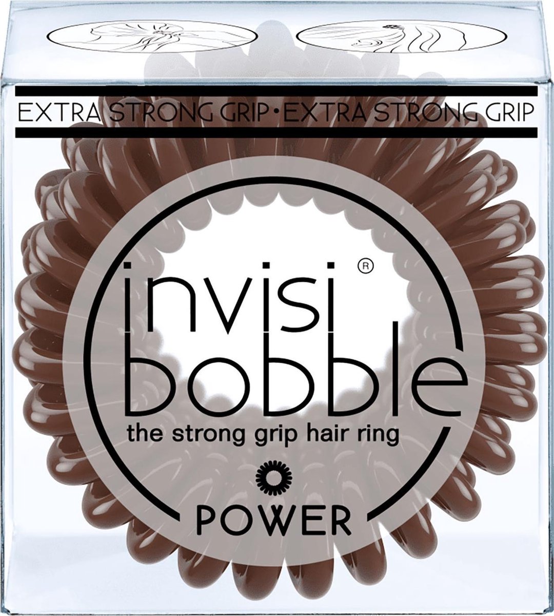 Invisibobble - Invisibobble Power ( 3 Pcs ) Pretzel Brown