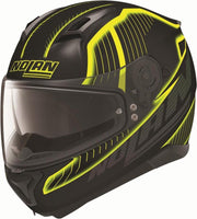 Nolan N87 Harp mat zwart/fluor geel