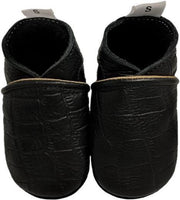 BabySteps slofjes Black Crocodile maat 18/19