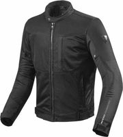 REV'IT! Vigor Black Textile Motorcycle Jacket  S