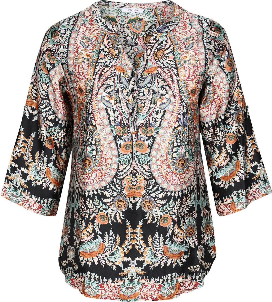 Bedrukte blouse Iris Oeko-tex