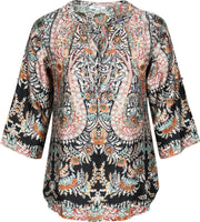 Bedrukte blouse Iris Oeko-tex