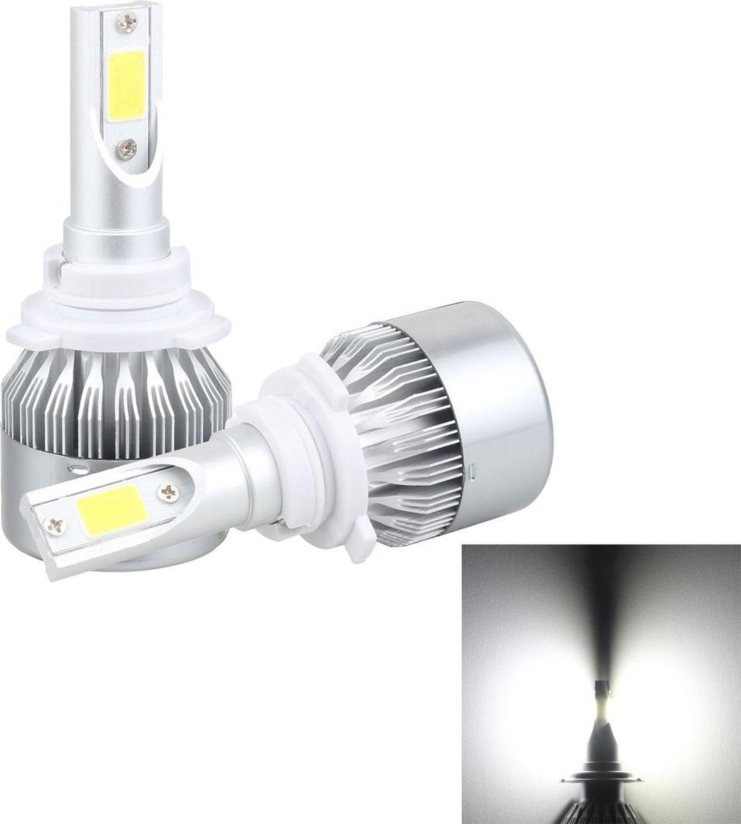 2 PCS 9005 18W 1800 LM 6000K IP68 Casnbus constante stroom auto LED koplamp met 2 COB lampen