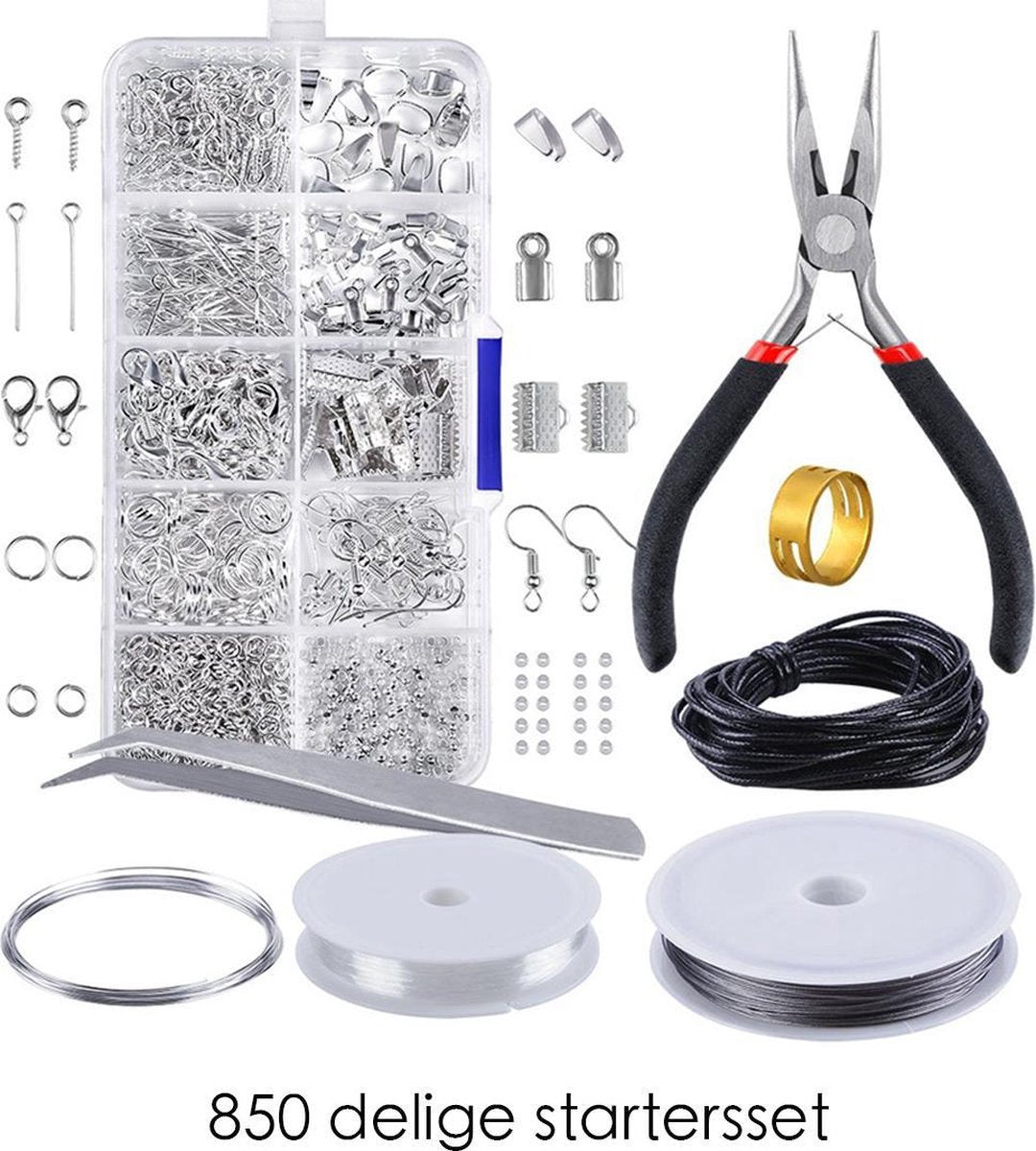 FLOKOO Sieraden Maken Starter Set - Zilver