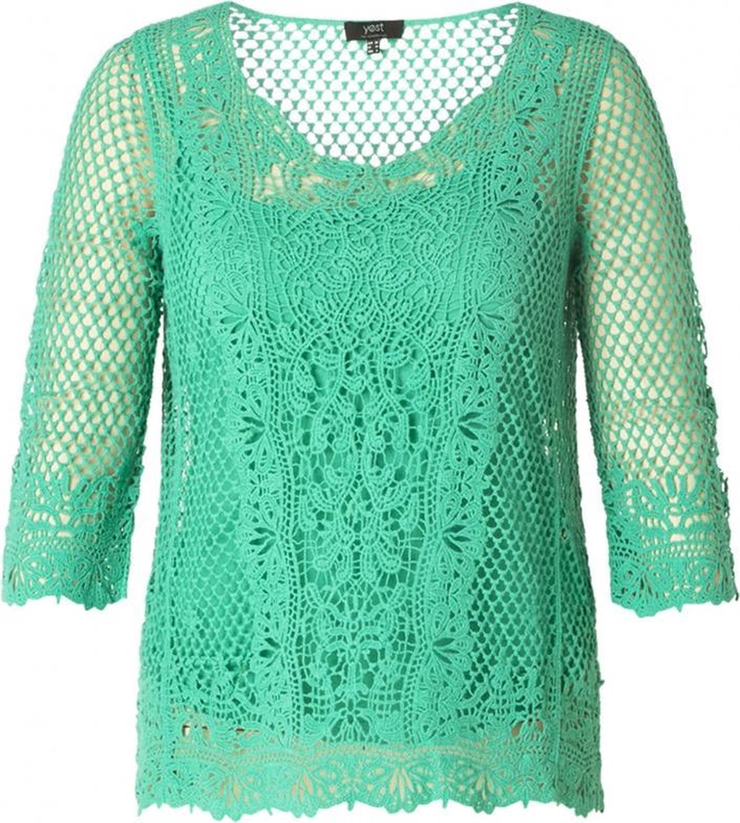 YESTA Lelie Trui - Jungle Green - maat 0(46)