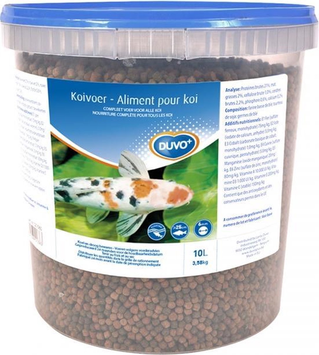 Duvo + Koi mix emmer 10l - 6mm
