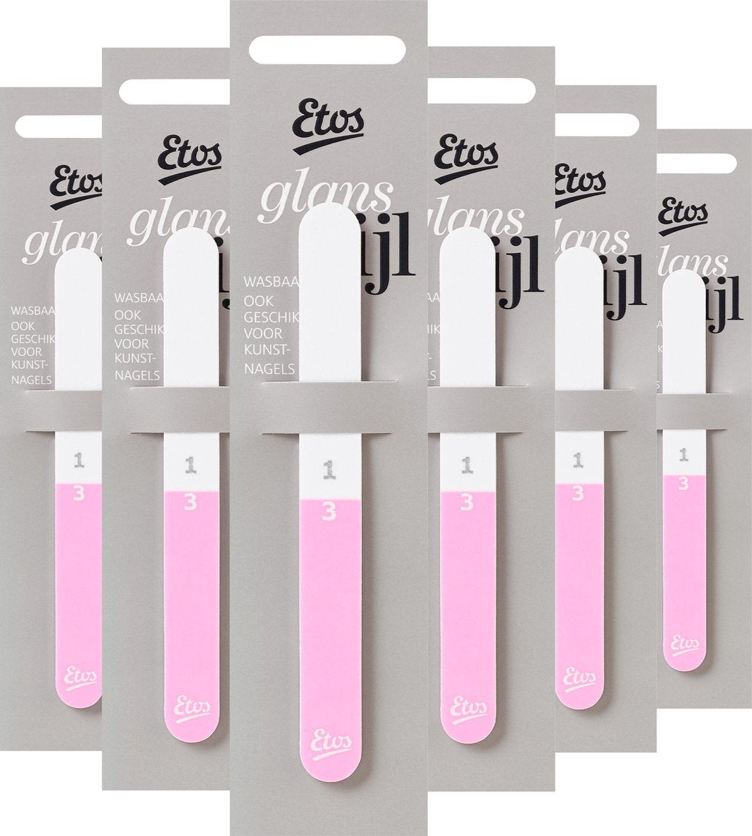 Etos Glansvijl - 6 stuks