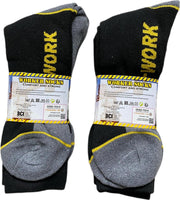 18 paar PROF. WERKSOKKEN 43-46 Zwart/Grijs Unisex BULK VOORDEEL!!