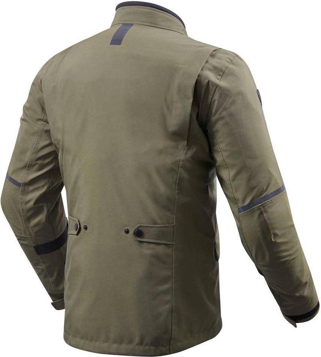 REV'IT! Trench GTX zwart GORE-TEX motorjas - gelamineerd GoreTex® motorjack maat L
