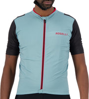 Rogelli Minimal Fietsshirt Heren - Grijs/Zwart/Rood - Maat L