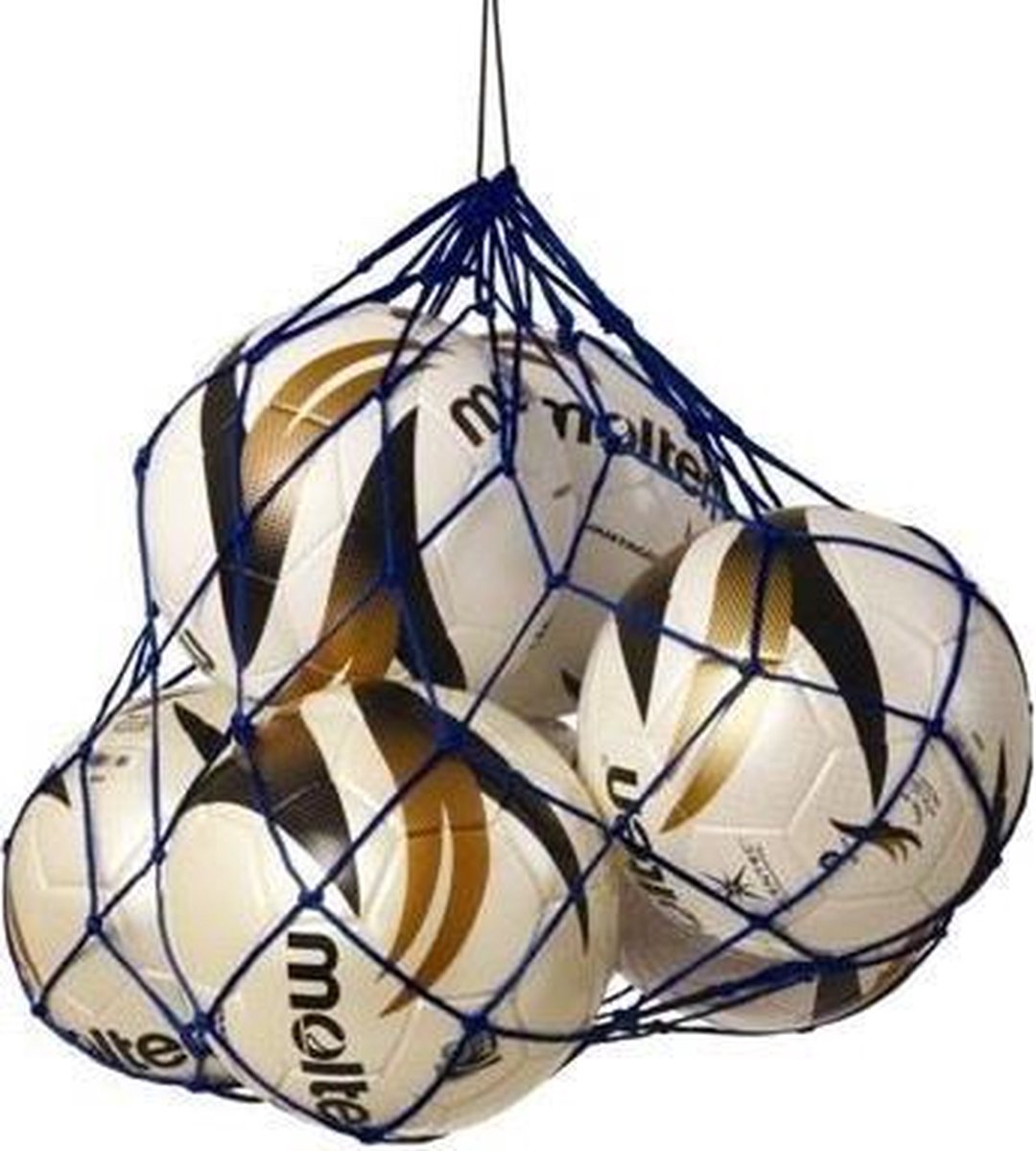 Sportec Draagnet Nylon Blauw 2 Tot 4 Ballen Winkelverpakking