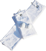 Golf Handdoekje DeLuxe Velours White 400 gram - Set 5 stuks