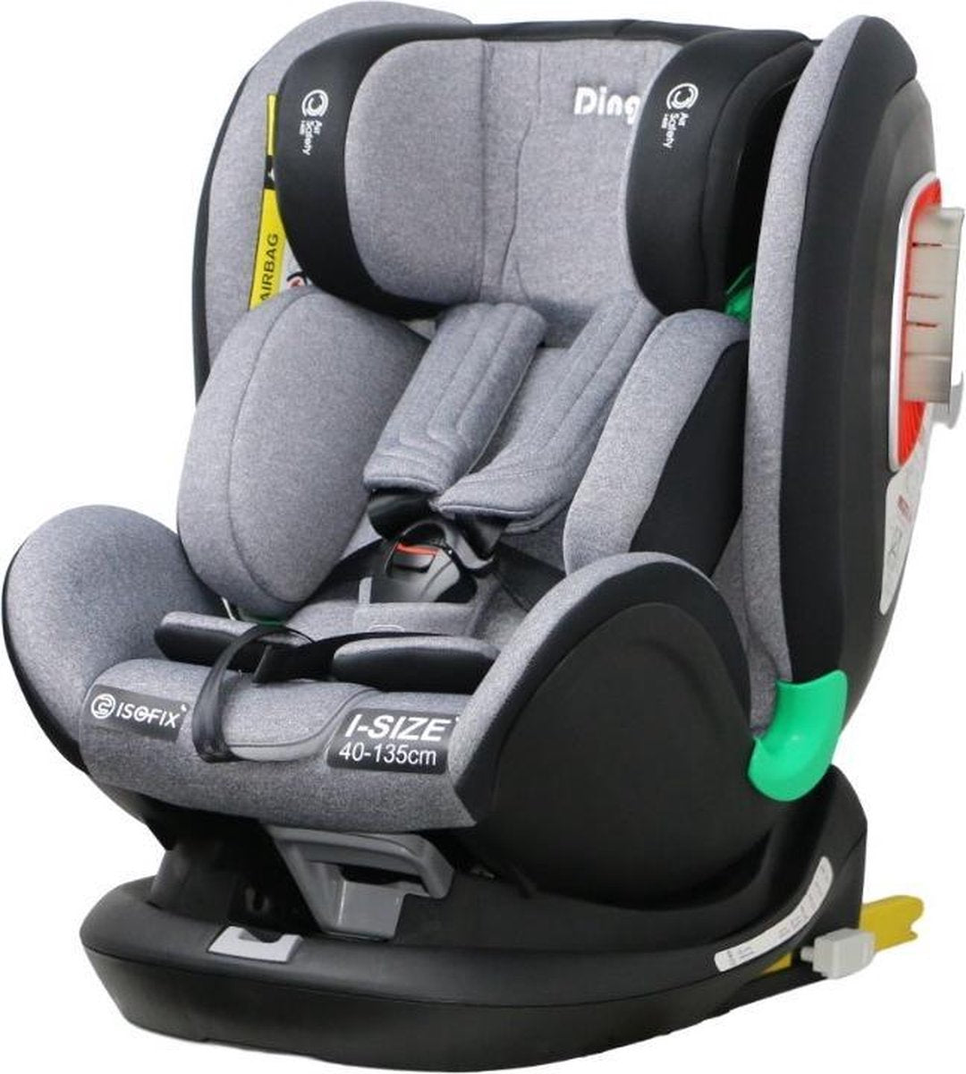Ding Philo Autostoel 40-135cm Zwart-Grijs