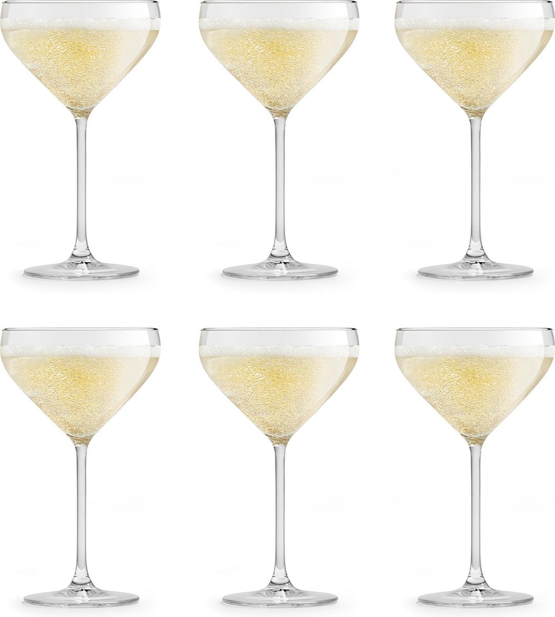 Libbey Champagneglazen Iduna - 300 ml - 6 stuks - Elegant - Hoge kwaliteit - Vaatwasserbestendig