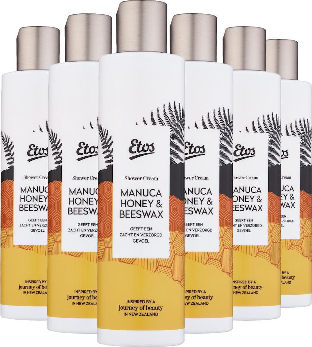 Etos Douchegel - Journey Of Beauty Manuca Honey & Beeswax - 6 x 250 ml