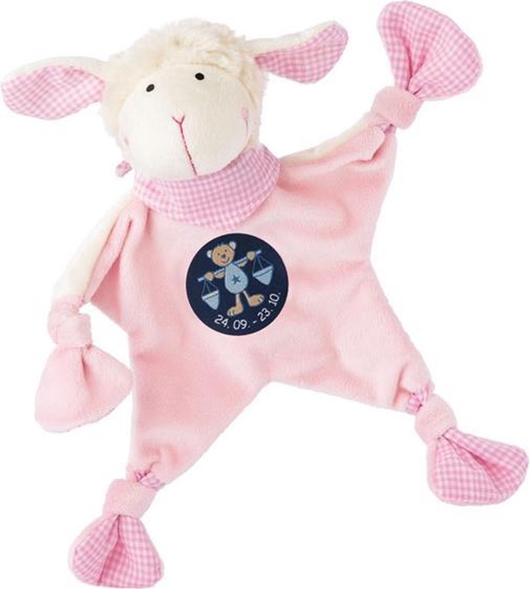 sigikid Sterrebeeld knuffellaapje schaap roze