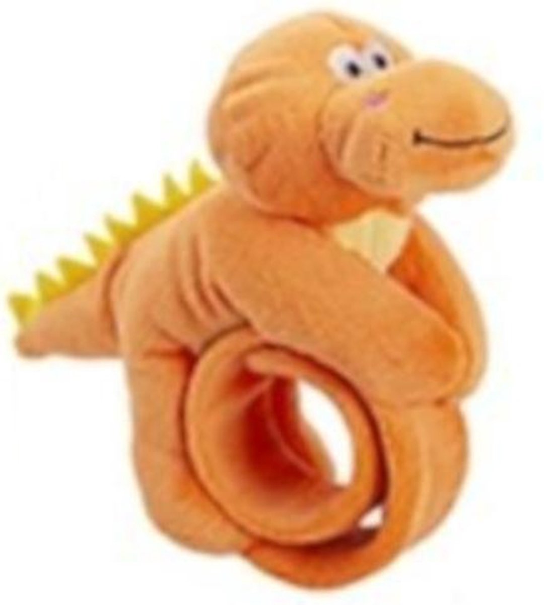Pms Knuffelarmband Hugglers Dino 15 Cm Pluche Oranje