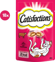 Catisfactions rund  - katten snoepjes - 3-pack - 3x(6x30gram)