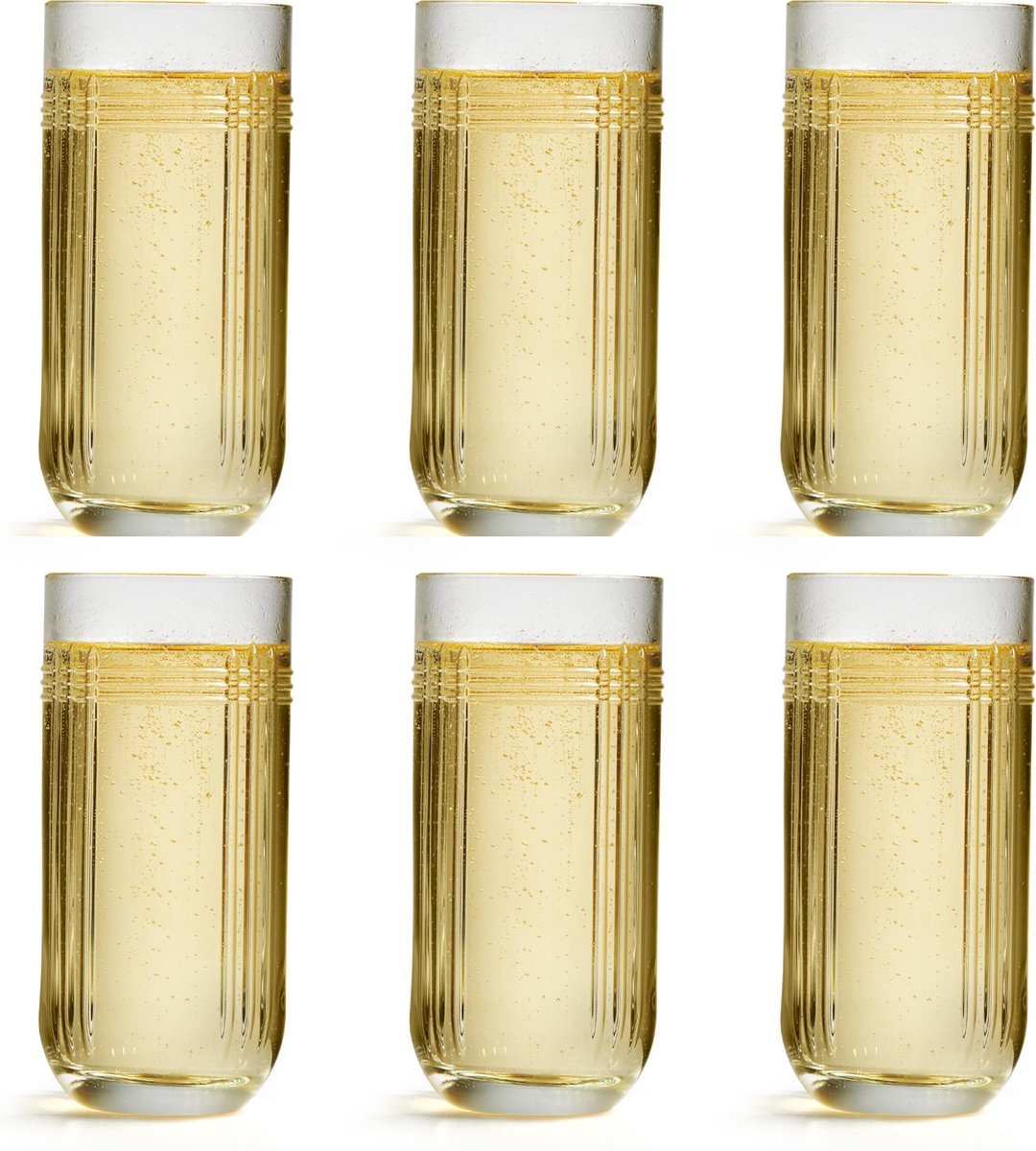 Libbey longdrinkglas The Gats – 360 ml / 36 cl - 6 stuks - vaatwasserbestendig - uniek design - hoge kwaliteit