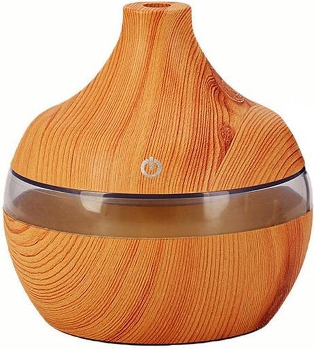 JL Lifestyle mini aroma diffuser 300 ml led verlichting cool mist luchtbevochtiger hout kleur