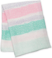 Lulujo - Hydrofiele Bamboo Swaddle Pink Spotted Lines
