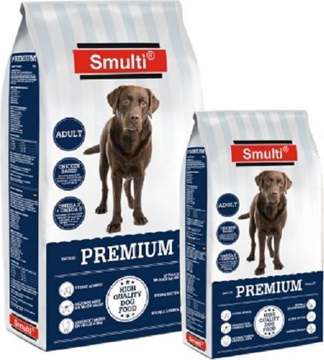 Premium Adult Brokken hondenvoer- 10 kg
