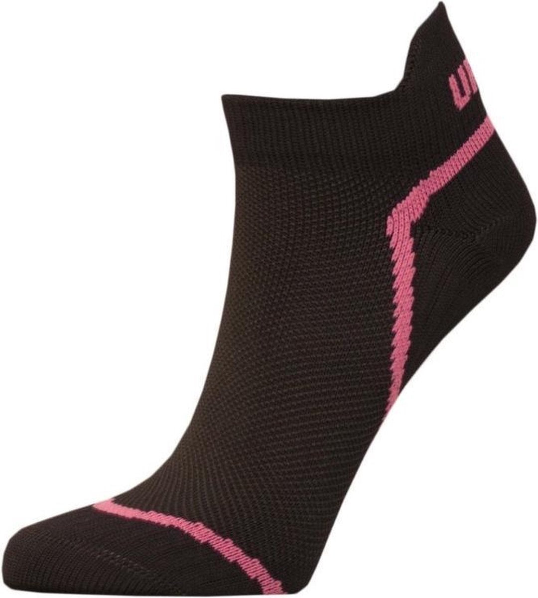 Uphillsport Fietssokken Tour Low L1 Zwart/roze Maat 35/38