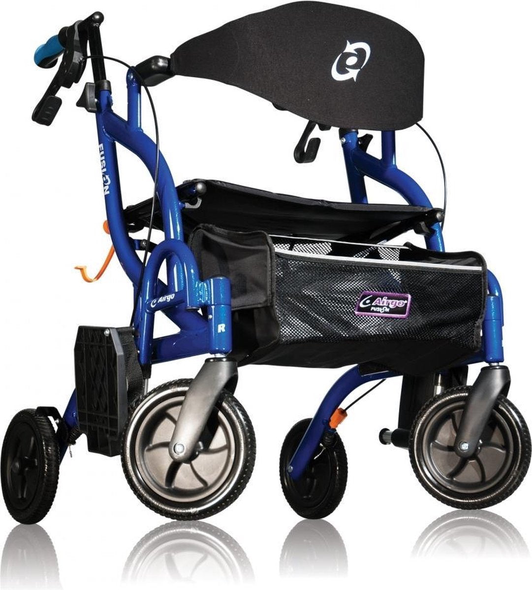 Airgo Fusionâ¢ inklapbare rollator en transportrolstoel in één (LEVERTIJD BEGIN JULI )