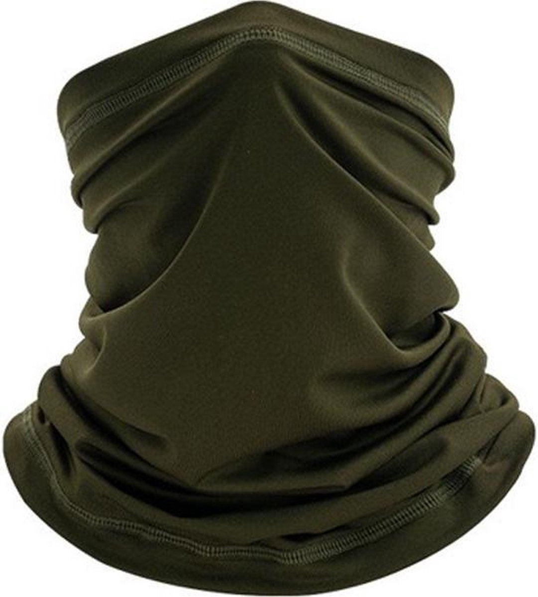 Mondbescherming Col Sjaal Bandana Hoofdband Spandex Fashion Sport UPF50 Donkergroen