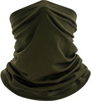 Mondbescherming Col Sjaal Bandana Hoofdband Spandex Fashion Sport UPF50 Donkergroen