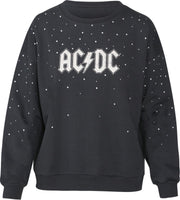 Cassis - Katoenen sweater ACDC - Grijs