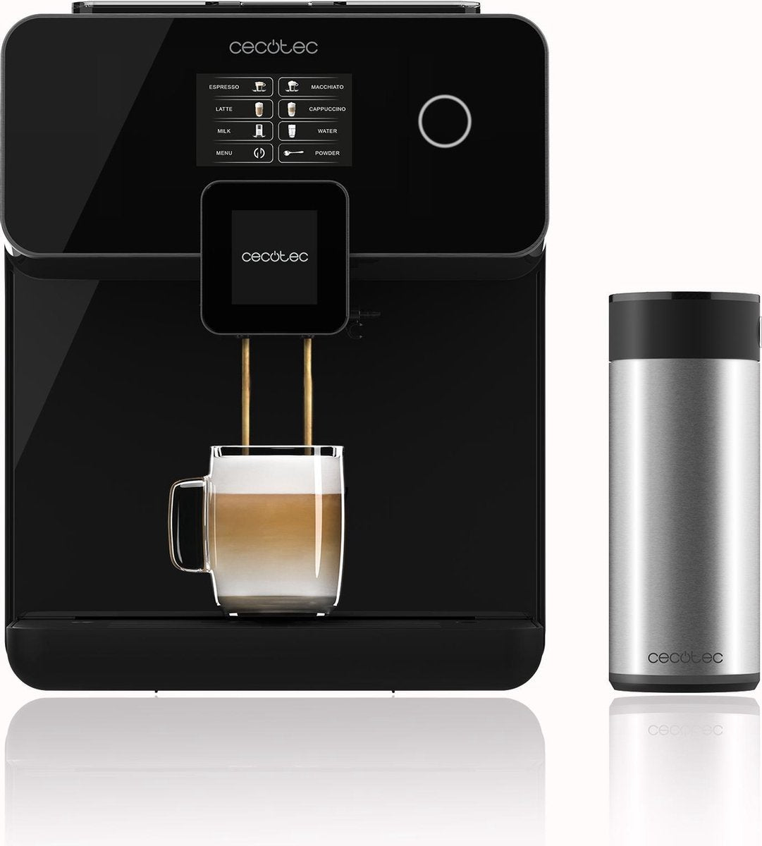 Cecotec Power Matic-ccino 8000 Touch Vrijstaand Combinatiekoffiemachine Zwart 1
