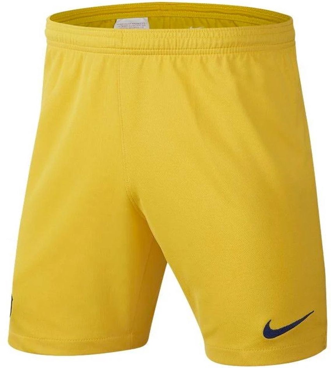 Barcelona breathe stadium uitshort 2019 /20120 in de kleur geel.