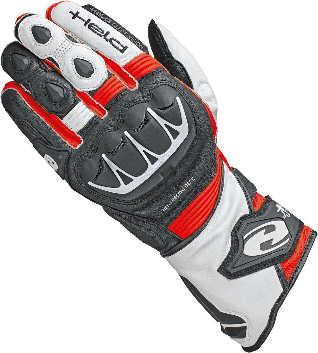 Held Evo-Thrux II Black Red Motorcycle Gloves 7