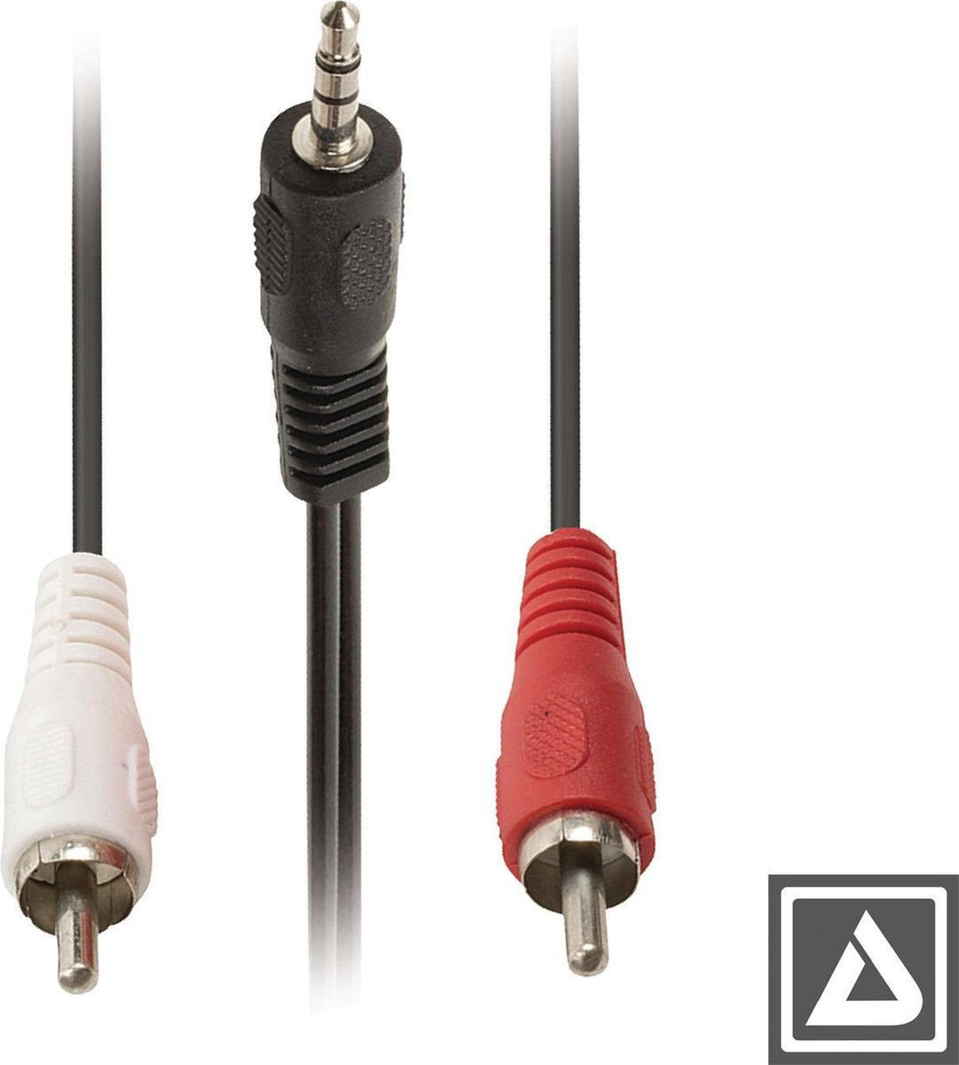 LAV 3.5mm Jack RCA aux kabel 5M voor Mediaplayers