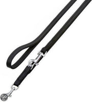 TRAININGUITLAATRIEM RONDO 200CM 18MM ZWART