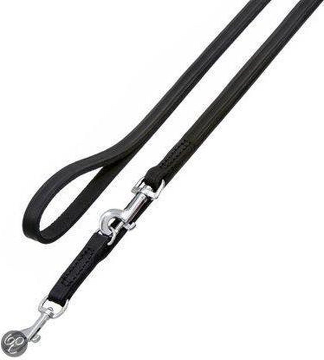 TRAININGUITLAATRIEM RONDO 200CM 18MM ZWART